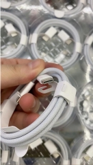 PD60W USB-C braided cable type-c dual head charging cable PD60W fast charging cable C-C Suitable for Apple 15 data cable
