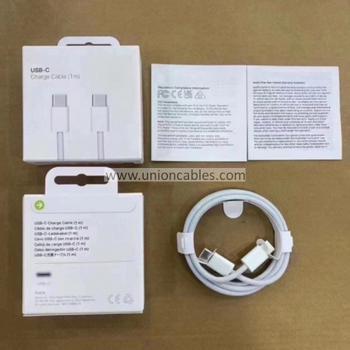 for iPhone 15 Series USB C to USB C Fast Charging Cable, 1m Fast Charger  Charging Type-C Cord