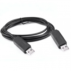 FTDI FT232RL USB-NMC-2.5M , USB To UART Null Modem Cable USB A Male to A Male Plug 2.5M