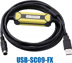USB-SC09-FX For PLC Programming Cable Compatible FX-USB-AW FX2N/FX1N/FX0N/FX0S/FX1S/FX3U