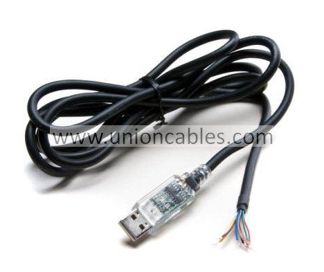 FTDI USB-RS422-WE-1800-BT Cable, USB to RS422 Serial, 1.8M, Wire END