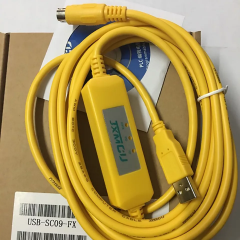 For Mitsubishi MELSEC FX SERIES USB2.0 Adapter PLC Programming USB-SC09-FX Cable