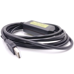 PLC Programming USB-SC09-FX Cable Mitsubishi FX0S/FX1S /FX0N /FX1N/FX2N Black