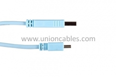 USB 2.0 Console Cable Compatible/Replacement for Cisco A-Male to Mini-B Cord - 6 Feet (1.8 Meters)