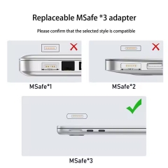 Type-C To Magsafe 3 Magnetic Charging Converter Charging Plug For MacBook