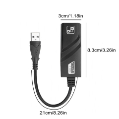 USB 3.0 Gigabit Ethernet LAN RJ45 1000Mbps Network Adapter For Windows PC LOT