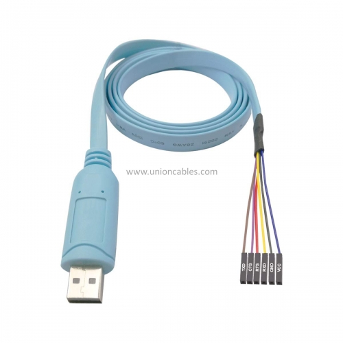 UC-SH-U09BL USB to TTL Serial Cable with CP2102N Chip 1.2M/4FT