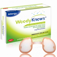 Filtros nasales de Súper defensa WoodyKnows (1ra generación), Alivio de alergias al polvo de alergia al polen, Máscaras de nariz para contaminación de