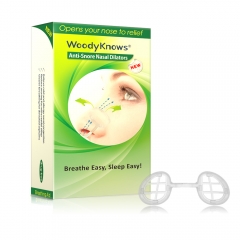 WoodyKnows Super Soft Nasal Dilators, Reduce Snoring, Snore Stopper, S+M+L, 3-Count