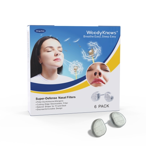 WoodyKnows 超級防禦鼻過濾器（新型號）可減少顆粒物空氣污染