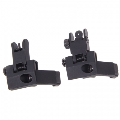 Free Shipping Front and Rear flip up 45 Degree Rapid Transition Backup Iron Sight