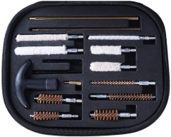 Funpowerland 16 Piece Pistol Cleaning Kit for All Caliber Hand Guns 22 357 38 9mm 40 44 45