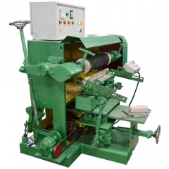 Single shaft grinding machine for dinnerware outer arc surface polishing