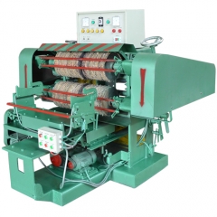 Double shaft automatic plane surface polishing machine