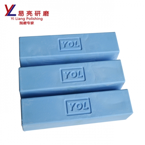 YOL blue solid grind compounds/wax/paste bar for round tube polishing