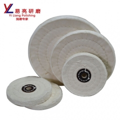 white pure original cotton bufing wheel with stitching for polishing brass/silver/gold/plastic