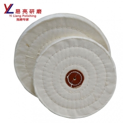 white pure original cotton bufing wheel with stitching for polishing brass/silver/gold/plastic