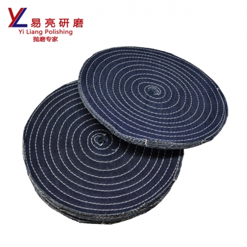 Cotton denim polishing wheel