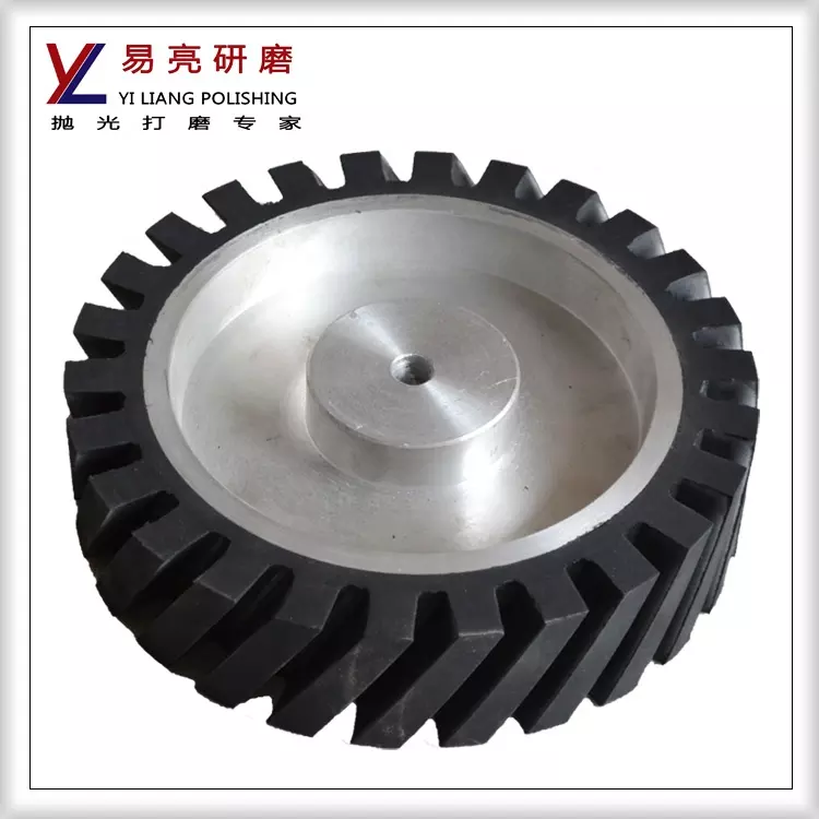 zinc alloy pen suface abrasive band rubber coated aluminum grinding wheels