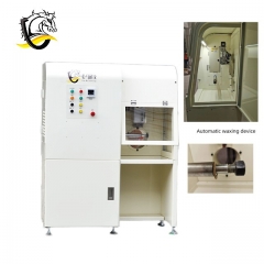 Automatic waxing and polishing machine