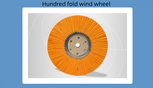 Hundred fold wind cloth wheel