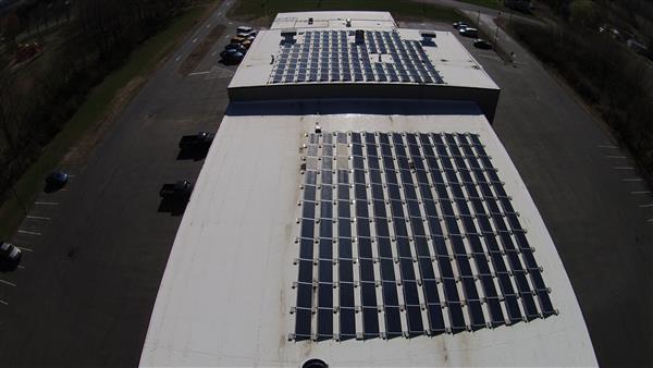 Projeto de energia solar - matriz de painel solar CCS