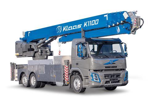 Klaas reveals new truck crane