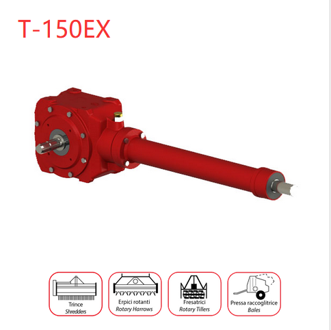 Agricultural gearbox T-150EX