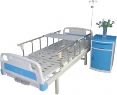 Hospital Furniture Manual 2 cranks fold-away Medical bed CW-A00011