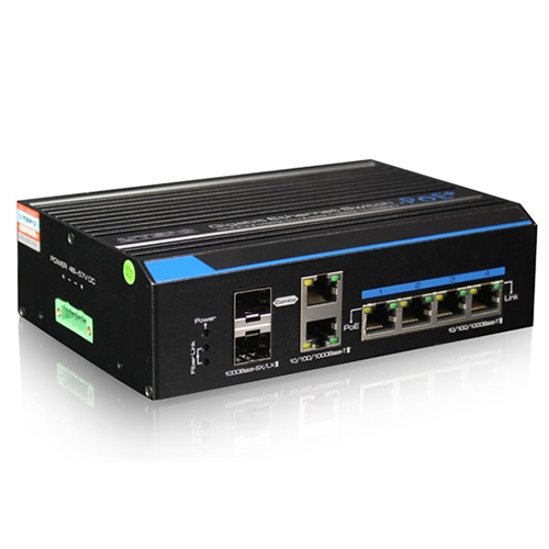 Industrial 4 Ports PoE Gigabit Ethernet Switch UTP7204GE-HPOE