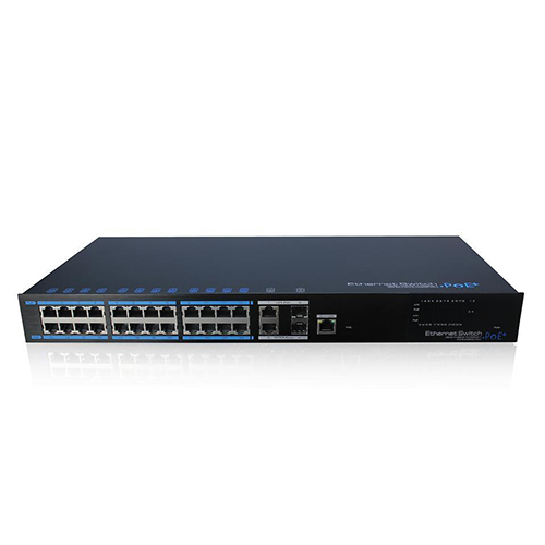 24 Ports PoE Managed Ethernet Swicth UTP7224E-POE-L2