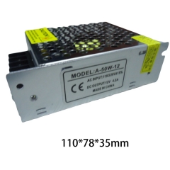 12v 50W switching power supply