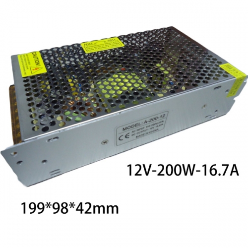 DC12v 200W switching power supply