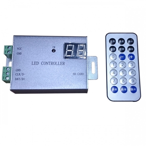 DC5-24V 4096 pixels IR remote SD LED controller