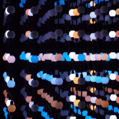 50MM 360° light emitting ucs1903 pixel LED 3D balls