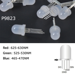 F8 P9823 RGB inbuilt DIP LED Lamp 500pcs