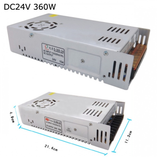 DC24V 15A 360W switching power supply