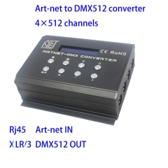 Art-net to DMX512 converter 4×512 universes XLR