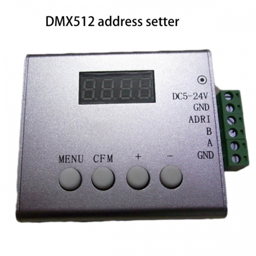 DMX512 address setter writer