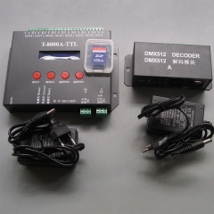 T-8000A and DMX512 decoder A speed&mode DMX512 console solution