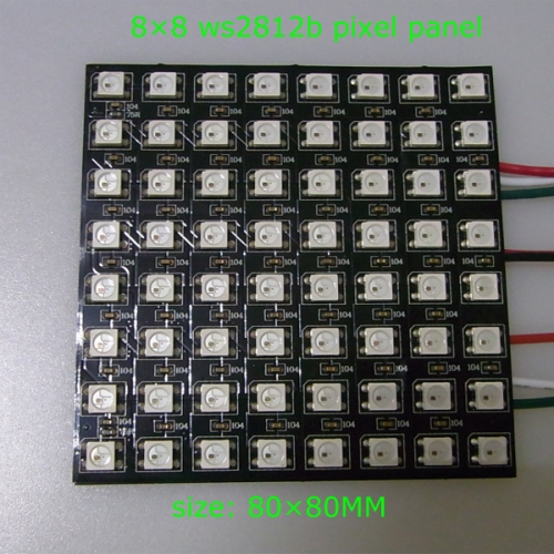 8×8 ws2812b LED matrix panel flexible PCB
