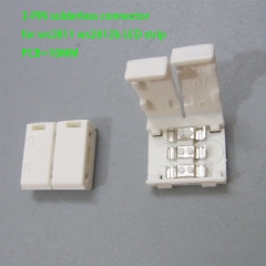 3-PIN solderless LED connector for ws2811 ws2812b LED tape