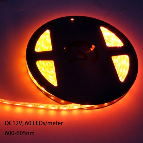 DC12V 60 LEDs/m Orange amber color SMD5050 LED strip