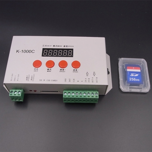 New K-1000C SD card RGB-RGBW Pixel LED controller