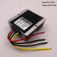 DC12V/24V to DC5V 25A 125w LED Transformer