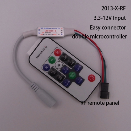 Free programming ws2811 ws2812b LED2013-X RF MINI Remote Controller