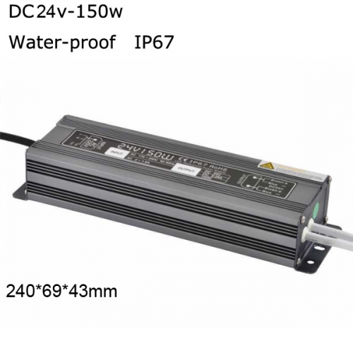 DC24v 150W waterproof IP67 LED Power Supply