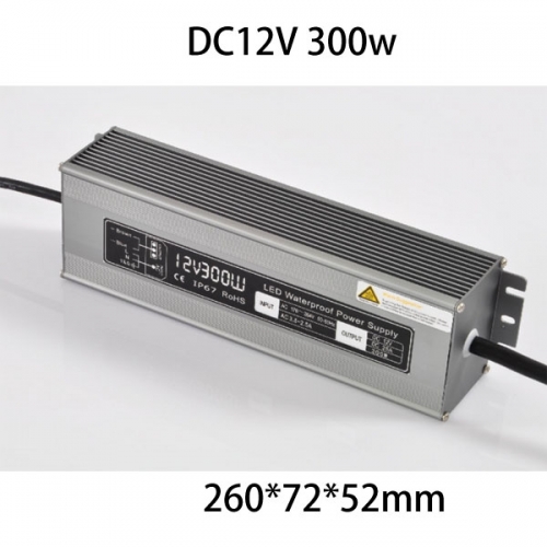 DC12v 300W waterproof IP67 LED Power Supply