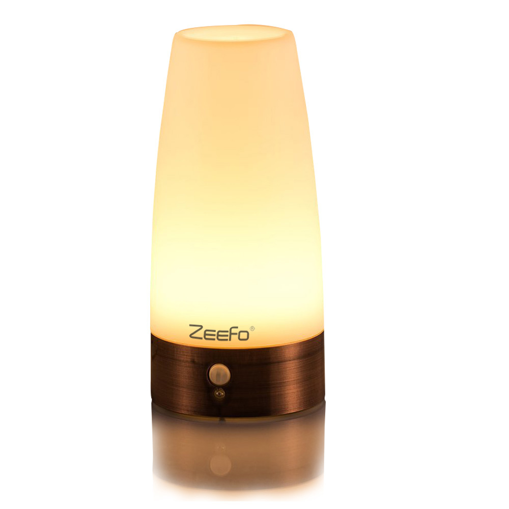 ZEEFO Wireless PIR Motion Sensor LED Night Light Battery Powered Step Light