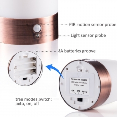 ZEEFO Wireless PIR Motion Sensor LED Night Light Battery Powered Step Light